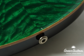 Custom24 10top Quilt Roseneck - Emerald Green